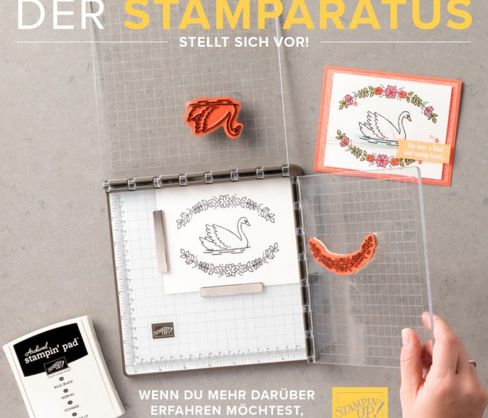 Stamparatus – Innovation! Die Stempel-Positionierhilfe