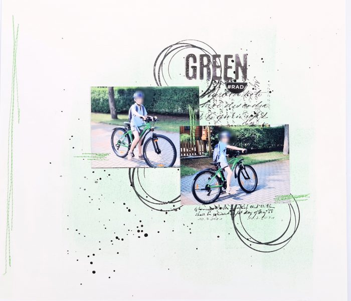 #Layout / Das grüne Fahrrad