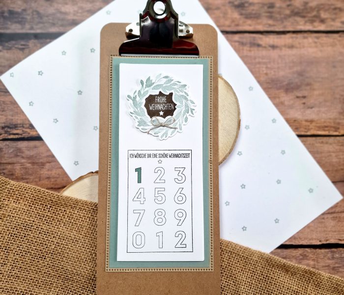 Adventskalender zum Ausmalen